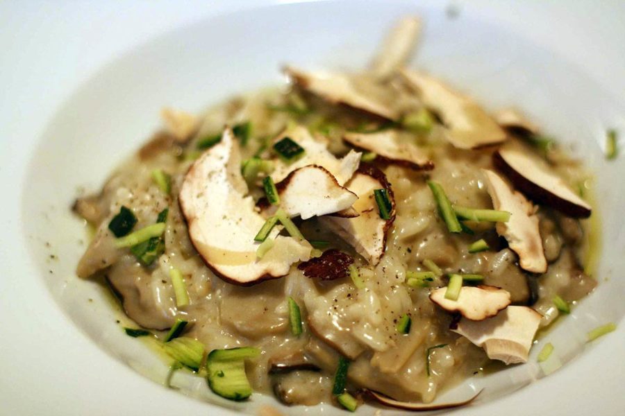 Risotto with white truffles