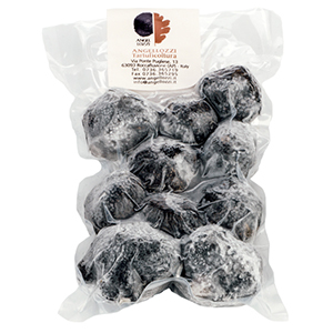frozen winter black truffle